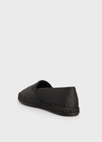 Чорні еспадрилі Calvin Klein логотип плетіння (366302563)