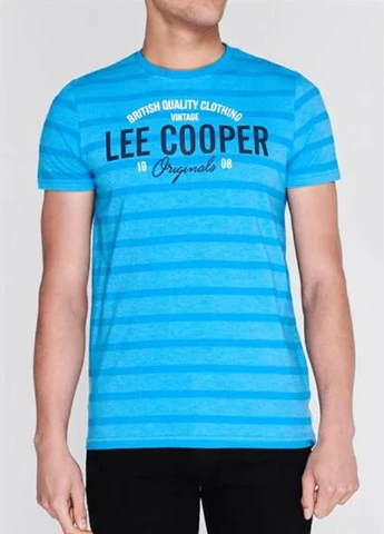 Голубая футболка Lee Cooper