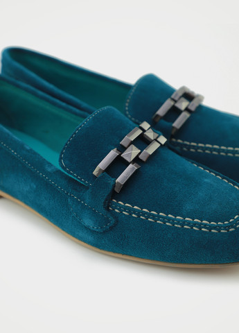 URBAN TRACE Туфли лоферы синий з натуральный велюр, китай — демисезон (329868601)