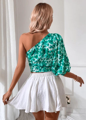 Зелена блуза SHEIN