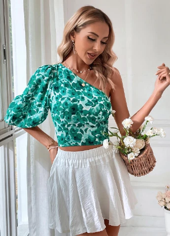 Зелена блуза SHEIN