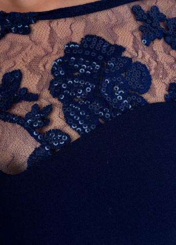 Темно-синее кэжуал платье футляр Lipsy однотонное