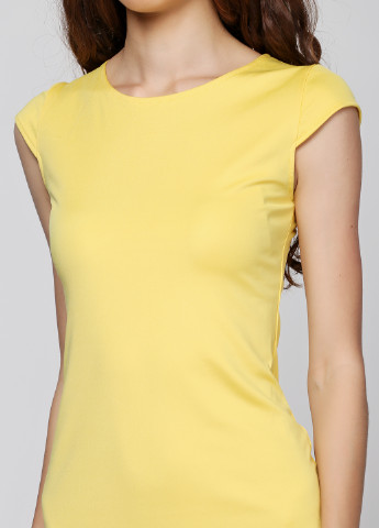 Желтое кэжуал платье Podium