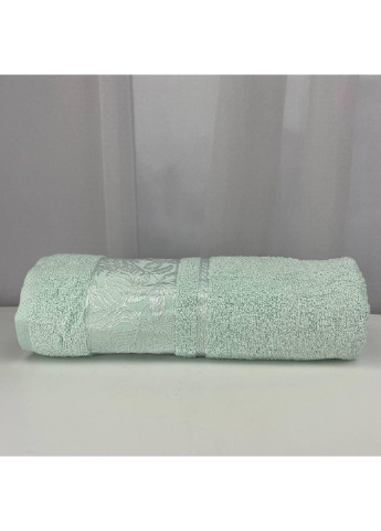 Power полотенце банное махровое febo vip cotton botanik турция 6382 мятное 70х140 см комбинированный производство - Турция