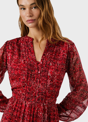 Червона кежуал сукня Pepe Jeans з малюнком