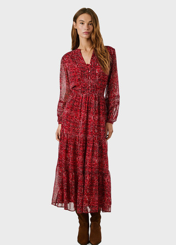 Червона кежуал сукня Pepe Jeans з малюнком