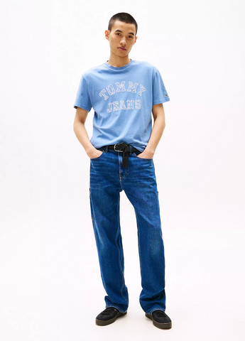 Блакитна футболка Tommy Jeans