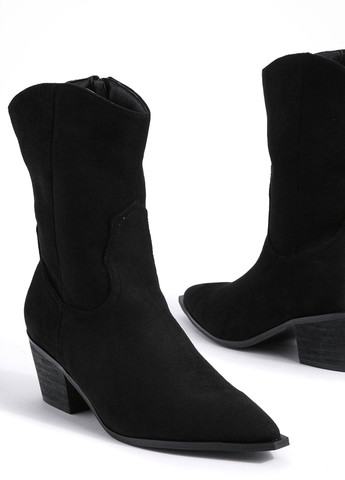 Черные осенние полусапоги Boohoo