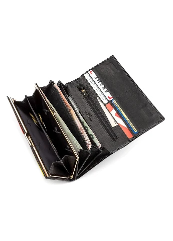 Жіночий шкіряний гаманець 18,5х9,5х3 см st leather (252133656)