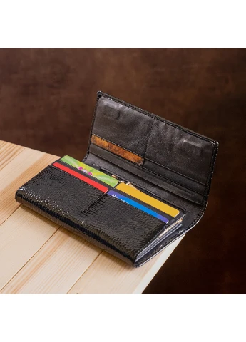 Жіночий шкіряний гаманець 18,5х9,5х3 см st leather (252133656)