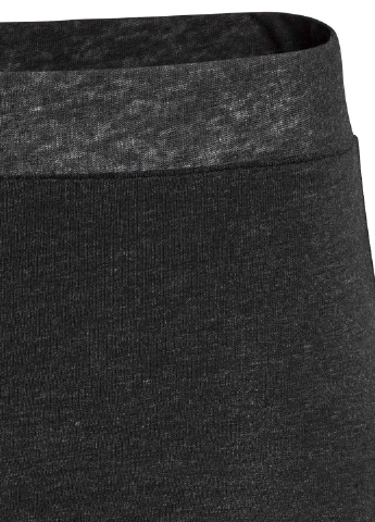 Черная кэжуал однотонная юбка H&M со средней талией