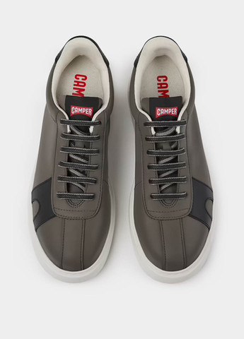 Серо-коричневые кеды Camper