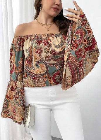 Комбінована блуза SHEIN
