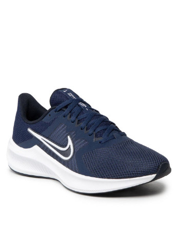 Синие всесезонные кроссовки мужские downshifter 11 cw3411-402 Nike