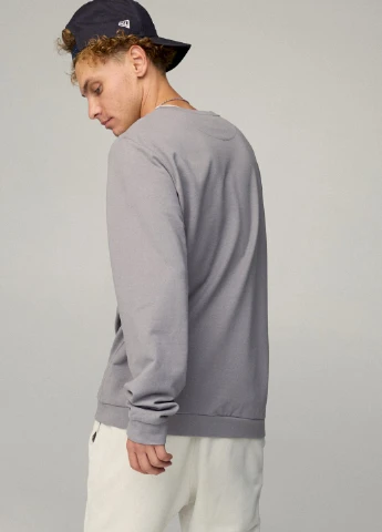 Серый свитшот мужской oversize /no flis/ YAPPI (252258919)