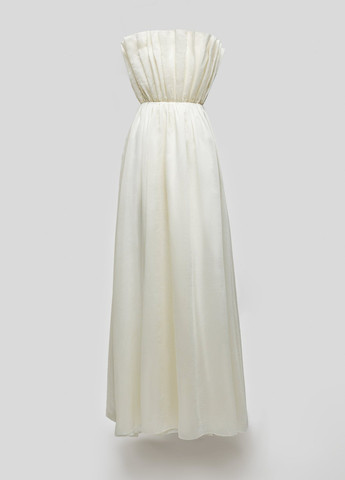 Молочна кежуал сукня в грецькому стилі Gepur однотонна