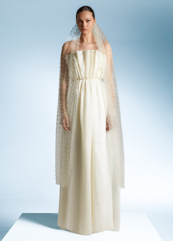 Молочна кежуал сукня в грецькому стилі Gepur однотонна