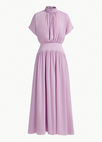 Фіолетова вечірня сукня кльош SHEIN однотонна