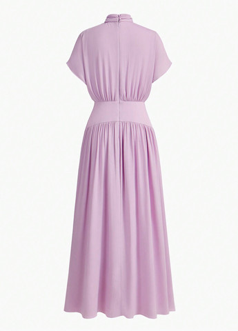 Фіолетова вечірня сукня кльош SHEIN однотонна