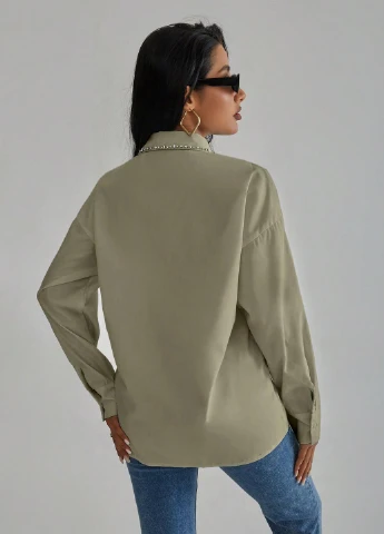Зелёная блуза SHEIN