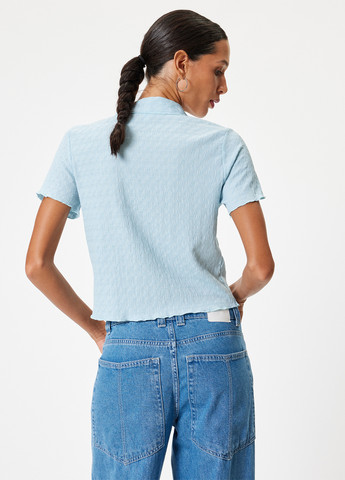 Светло-голубая блуза KOTON