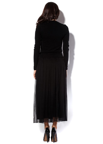 Черное кэжуал платье Paolo Casalini