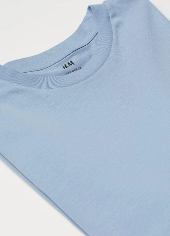 Голубой лонгслив H&M
