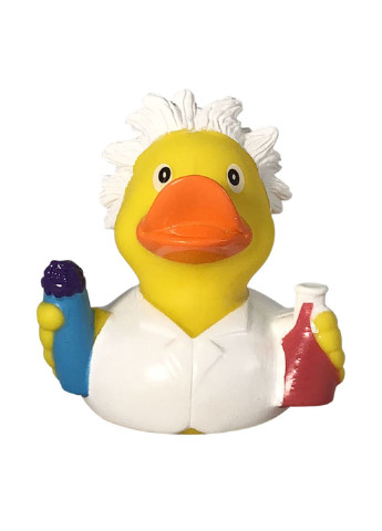 Іграшка для купання Качка Ейнштейн, 8,5x8,5x7,5 см Funny Ducks (250618844)