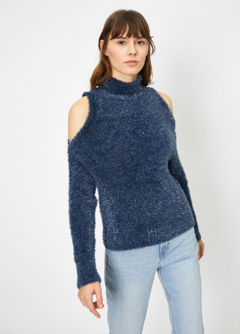 Синій зимовий светр джемпер KOTON