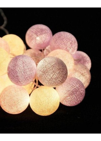 Гирлянда тайская декоративная CBL Акварель 20 шт, 3.7 м Cotton Ball Lights 1721 (252644107)