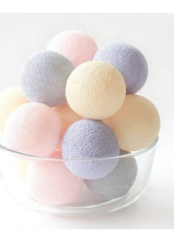 Гирлянда тайская декоративная CBL Акварель 20 шт, 3.7 м Cotton Ball Lights 1721 (252644107)