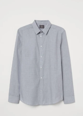 Серая рубашка H&M