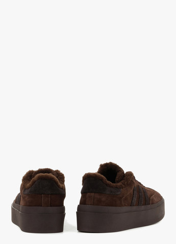 Кроссовки Le'BERDES тёмно-коричневые зима (302137746)