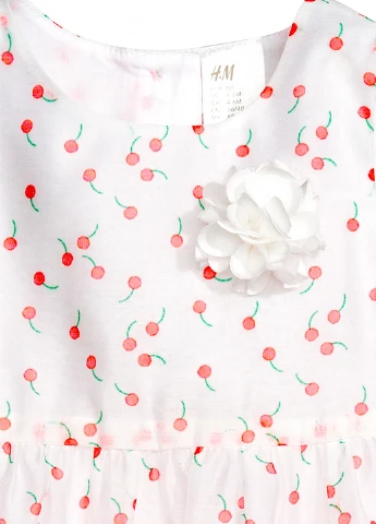 Белое платье H&M (183599337)