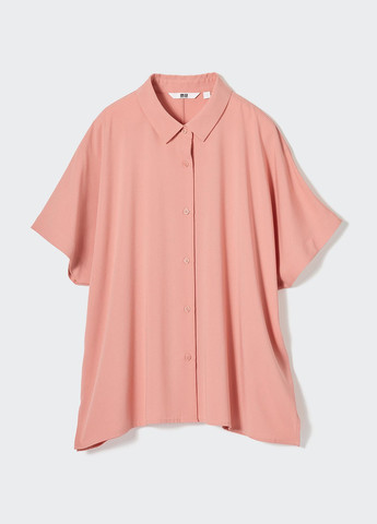 Пудровая летняя блуза Uniqlo