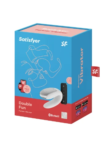 Смарт-вібратор для пар Double Fun (White) Satisfyer (252297480)