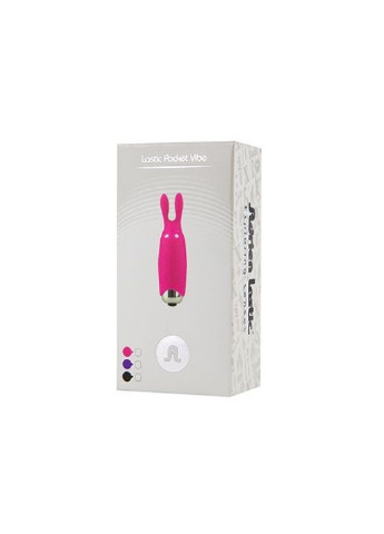 Вибропуля Pocket Vibe Rabbit Black со стимулирующими ушками Adrien Lastic (252549322)