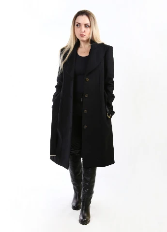 Черное демисезонное Пальто Guess