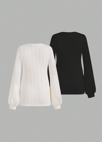 Лонгслів для вагітних (2 шт.) SHEIN (325263902)