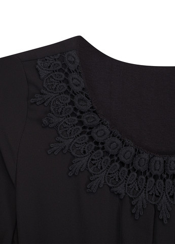 Чорна кежуал сукня а-силует FX однотонна