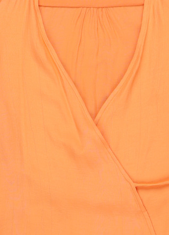 Помаранчева блуза на запах MINT&BERRY