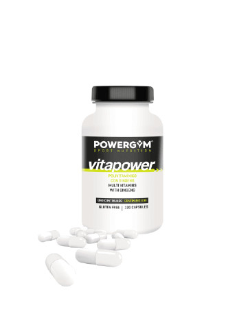 Витамины и минералы VITAPOWER 120 капсул энергетические POWERGYM (253636492)