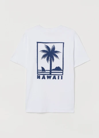 Біла футболка H&M