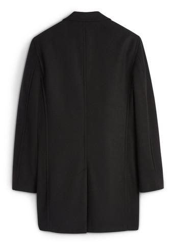 Черное демисезонное Пальто однобортное C&A