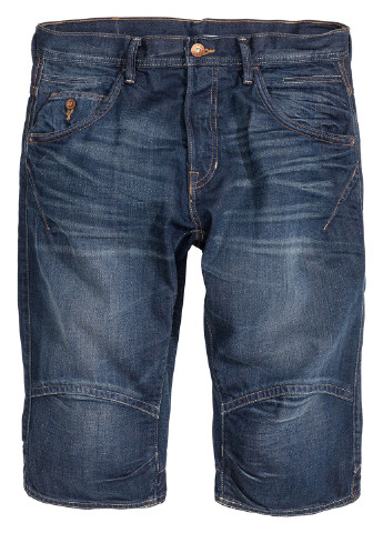 Шорты H&M тёмно-синие джинсовые