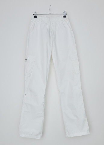 Белые кэжуал летние с высокой талией брюки Sprint