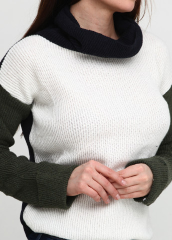 Белый демисезонный свитер джемпер Metin Triko