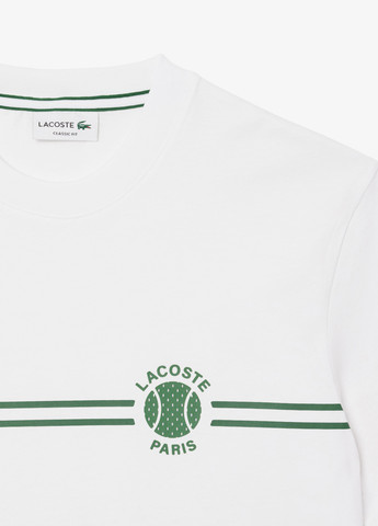 Біла футболка Lacoste