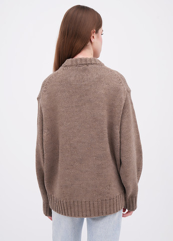 Кавовий зимовий джемпер джемпер EQUILIBRI