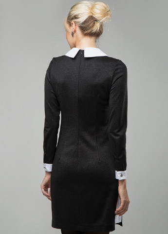 Черное деловое платье черное кетти Miledi